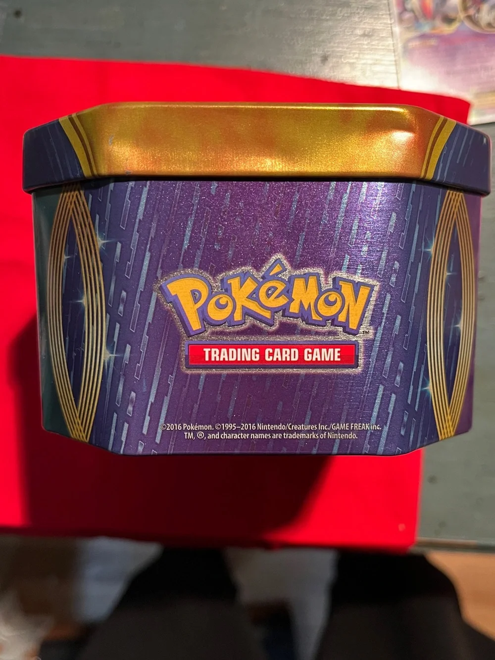Pokemon Pikachu EX Collector Tin 2016 Battle Heart Collector Tin (Empty)